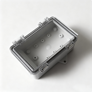 Hộp nối nhựa, hộp chống thấm nước, khóa chốt kim loại, Tấm đế khóa, IP67, PC ABS, vỏ điện ngoài trời - Product Image 2