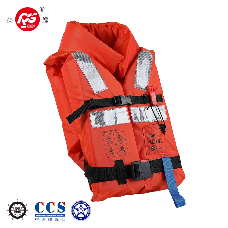 Solas Ccs/Ec Volwassen Schuim Survival Marine Zwemvest Voor Reddingsboot/Reddingsvlot/Zee Vissen