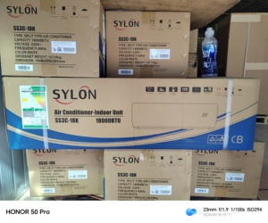 Sylon R32 isıtma soğutma 1 1.5 2 2.5 HP Ton AC Split tip AC ünitesi Sylon DC serisi Inverter klima - Product Image 3