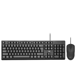 Venta al por mayor de fábrica, conjunto combinado de teclado y ratón USB con cable para ordenador, impermeable, ergonómico, para oficina, PC, teclado, ratón, combos - Product Image 1