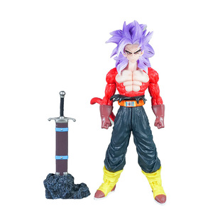 31cm Anime GK DBZ Goku Figure Super Saiyan 4 Trunks Action Figure PVC Model <strong>Toy</strong> for Gifts - Product Image 1