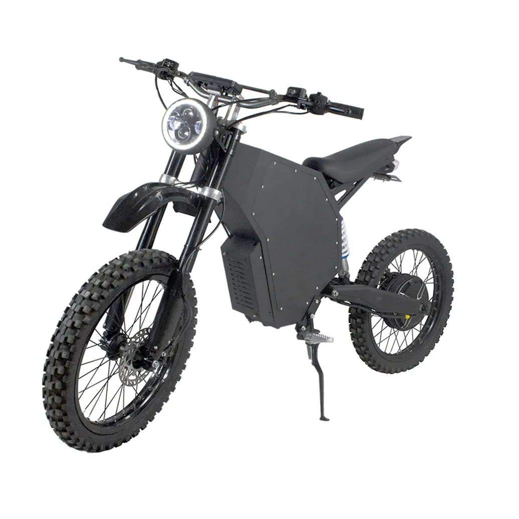Motocicletta sportiva elettrica per adulti full size 72v 8000w con batteria