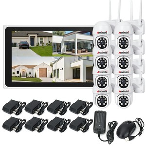 Anxinshi 3MP HD Camera Kit With Screen 8CH PTZ Control Camera Kit IP66 Waterproof <strong>Security</strong> <strong>System</strong> Camera Kit - Product Image 2