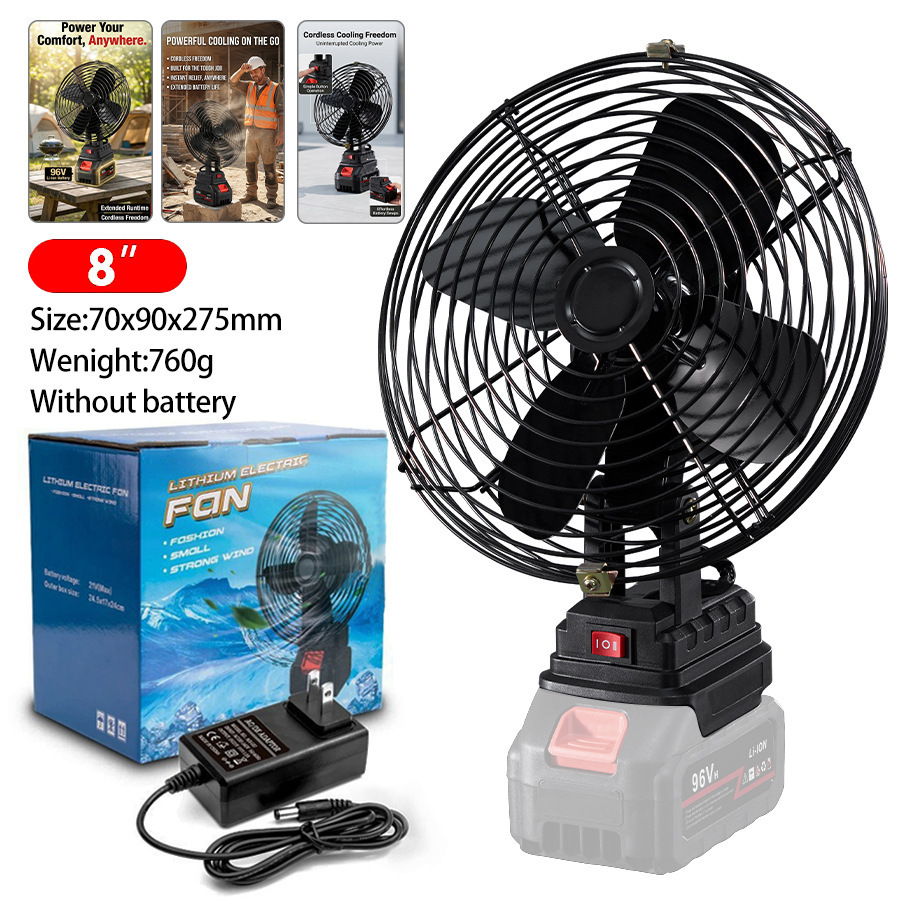 X08 Lithium-ion Fan (Battery Not Included)