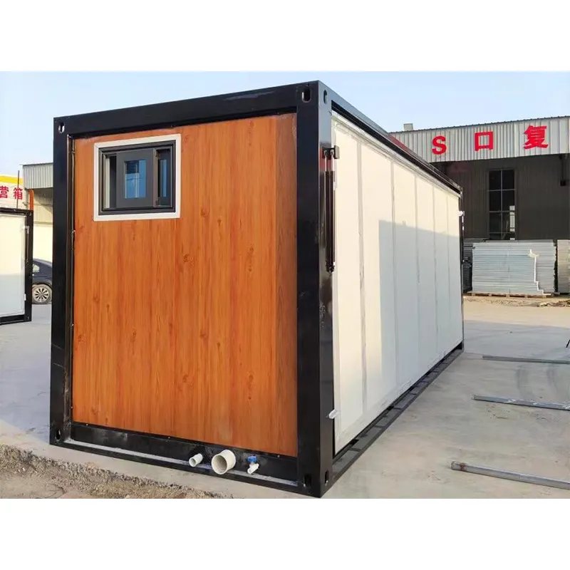 Hpuse Luxury 20ft Plegable Living Container House Polonia Prefabricado Casa prefabricada China para la venta