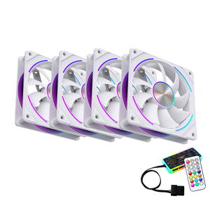 Lovingcool OEM 12VDC 120mm RGB custodia da gioco ARGB Logo personalizzato Computer dispositivo di raffreddamento dissipatore di calore 4pin connettore 6pin aria PC refrigeratore - Product Image 1