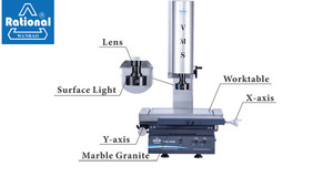 Hướng dẫn hợp lý với hệ thống đo video tầm nhìn 3D CNC nâng cao (sê-ri F) với bảo hành 1 năm cho phép đo 2D/2.5D - Product Image 6