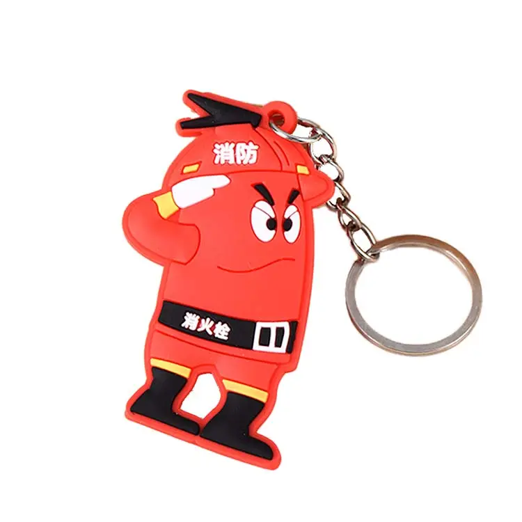 2024 Nieuwe Product Custom Relatiegeschenken Goedkope Cartoon Dier 2d Sleutelhanger China Zachte Sleutelhanger 3d Rubber Pvc Sleutelhanger