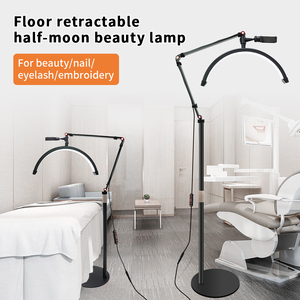 Kirpik uzantıları için 20W ay Lumiere Demi Lune Led ay ışığı yarım lamba Led ışık dövme lamba ışığı Led telefon klibi ile standı - Product Image 3