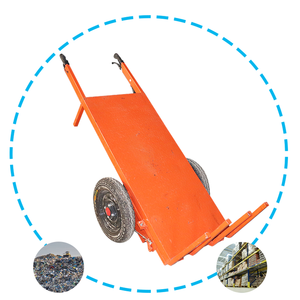 Xuyang Nuevo Fabricante Ingeniería de Construcción Empuje Manual Carro Eléctrico Ladrillo Carga Descarga Camión Tire Carro de Ladrillos - Product Image 1