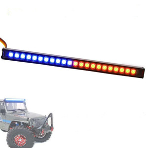 ชุดไฟ LED RC บาร์โคมไฟหลังคา,สายไฟควบคุม24โหมดแสง390มม. สำหรับ1/10 TRX-4 Axial SCX10 RC Car - Product Image 1