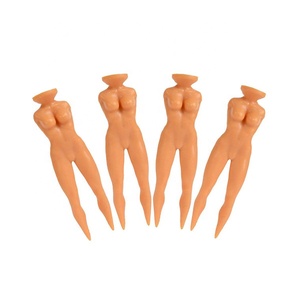 Оптовая продажа, новинка, пластиковая футболка для гольфа, сексуальное бикини для девушек, женская футболка для гольфа, 3 дюйма, пластиковая голая футболка для гольфа - Product Image 6