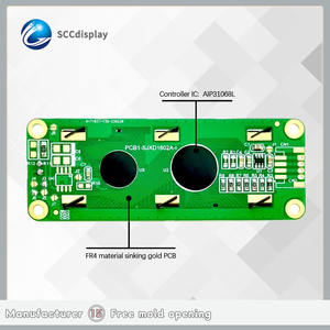 โมดูลแสดงผล LCD 16x2 1602ความคมชัดสูงและ1602A-1ขาวดำตัวอักษร STN มรกต - Product Image 2
