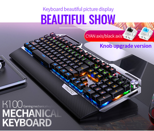 Teclado mecánico para juegos OEM Teclado de computadora con cable retroiluminado RGB personalizado para PC de escritorio - Product Image 4