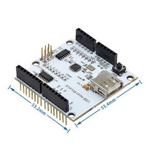 USB Host Shield 2.0 für Arduino für UNO MEGA ADK kompatibel für Android ADK DIY elektronisches Modulbrett