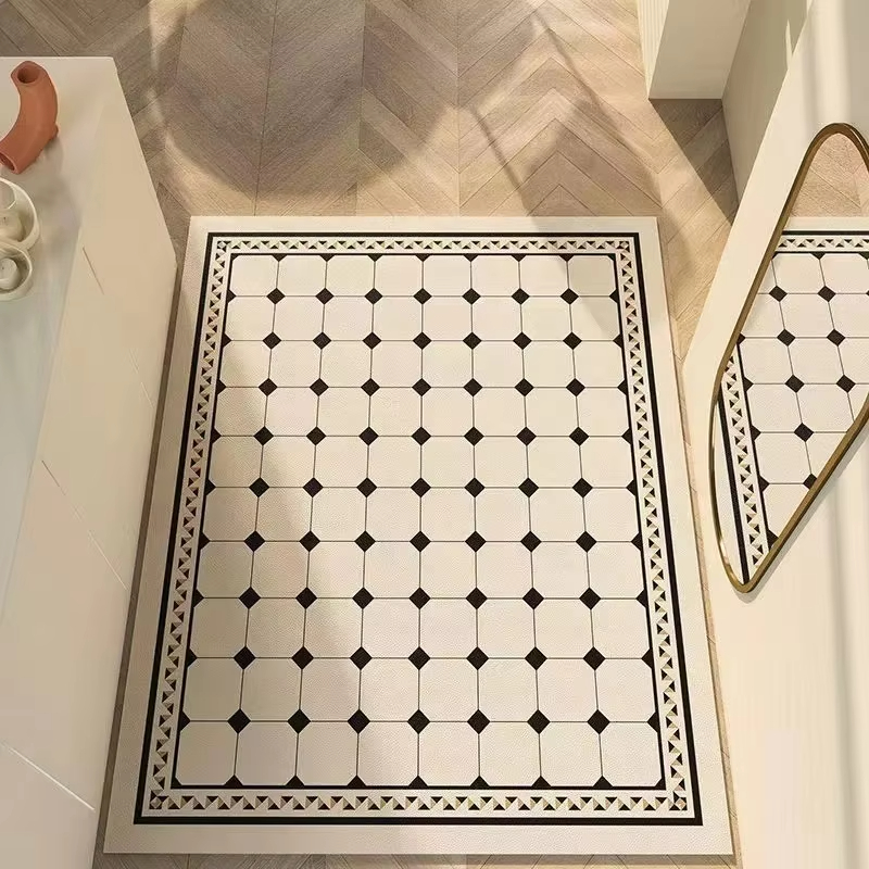Beige pois rectangulaire