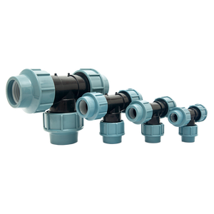 PP và <span class=keywords><strong>HDPE</strong></span> polyethylene ống phụ kiện nén bằng <span class=keywords><strong>TEE</strong></span> với bề mặt nhẵn PN16 áp lực cao - Product Image 5