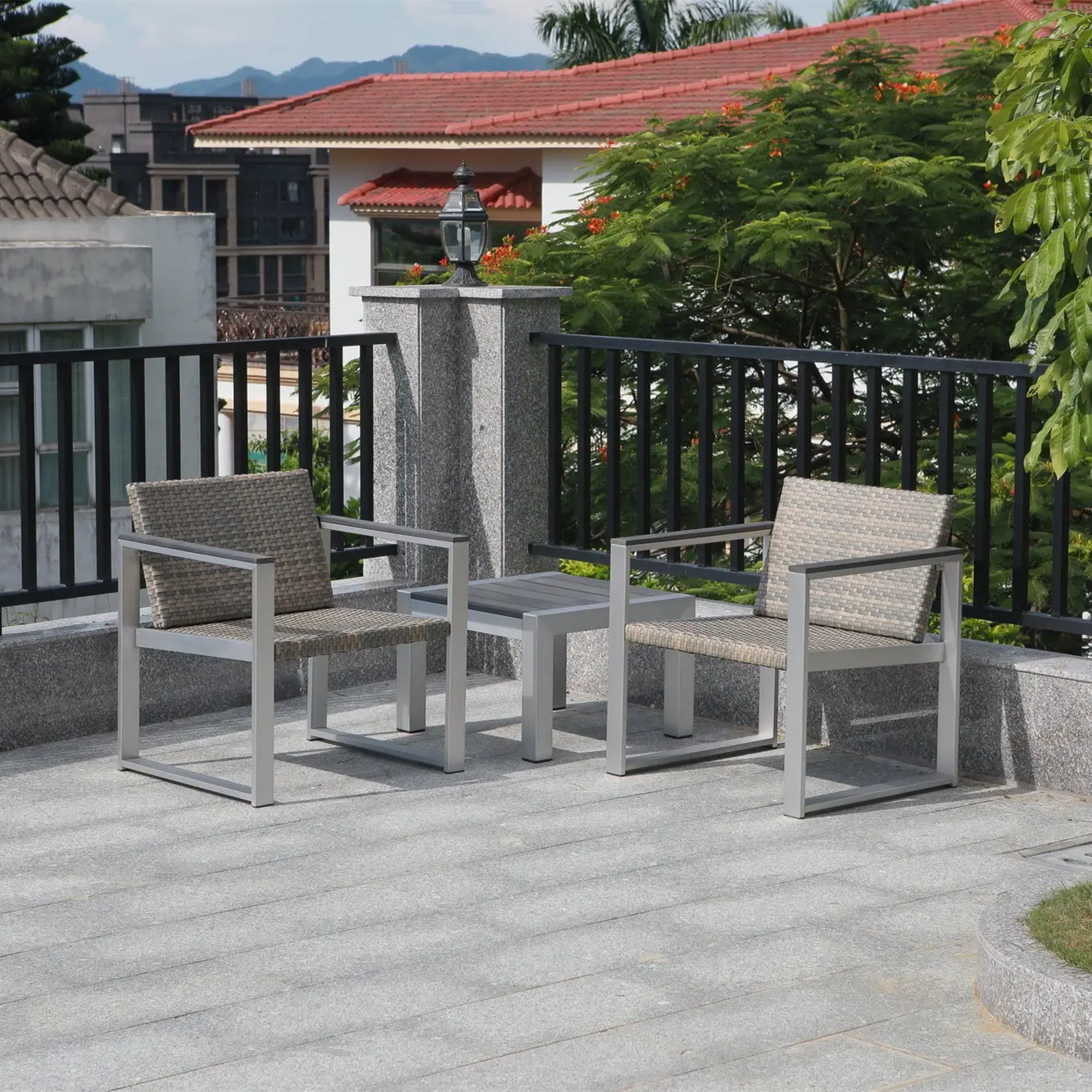 All Weather Patio Furniture Luxury Restaurant Hotel Wicker Rattan dining HD Designs Garden set Rattan Outdoor Furniture