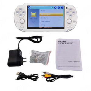 Controller di Gamepad USB Wireless schermo da 4.3 pollici MP4 / MP5 Console di gioco di gioco 8GB Video PSP supporto integrato Android IOS - Product Image 5