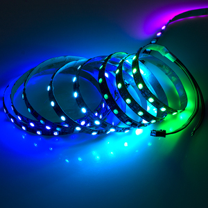 RGBW 5050 dijital şerit 60LEDS/M IC UCS2904 10 20 piksel nokta renkli şerit 5050 RGBW 24V adreslenebilir RGBW Led şerit - Product Image 6