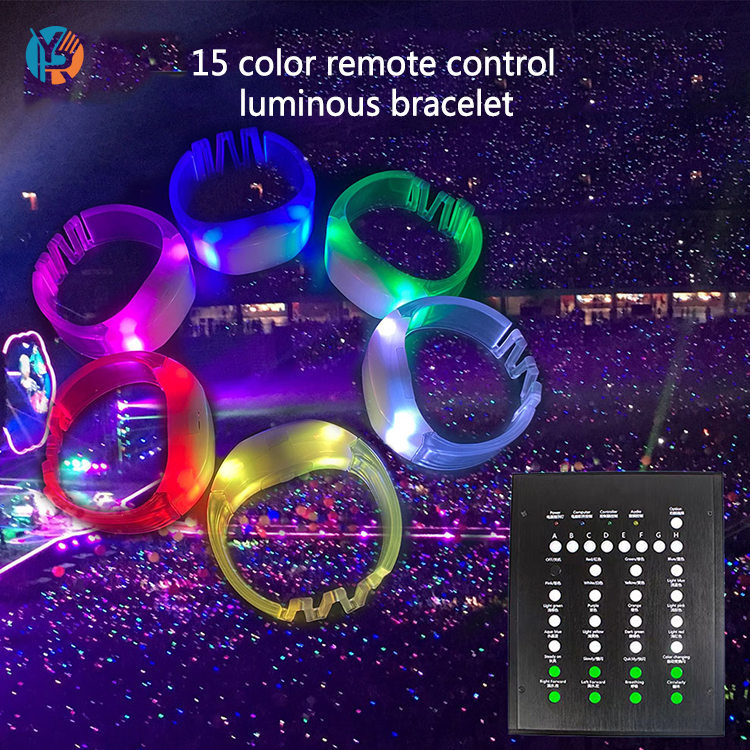 Pulsera LED con control remoto