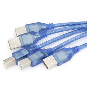 Cavo USB 30cm per ArduiNoUNOR3 Nano V3.0 Mega 2560 R3 USB2.0 a Mini USB per Ardui blu doppia schermatura cavo wirelinter - Product Image 5