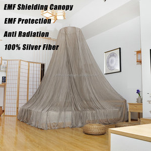 BLOCK EMF Anti Radiation Mosquito Net Circular Facebook人気のシルバーグレー - Product Image 5