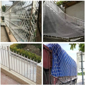 建筑阳台游乐场游泳池定制切割5 * 20m尼龙安全网-提供优质塑料网 - Product Image 6