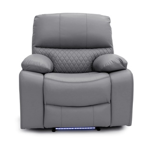 Geeksofa Đồ Nội Thất Da Điện Chuyển Động Điện Ngồi Có Thể Ngả <span class=keywords><strong>Sofa</strong></span> Bộ 3 2 1 Với Giao Diện Điều Khiển Và Gấp Xuống Bảng Cho Phòng Khách - Product Image 4