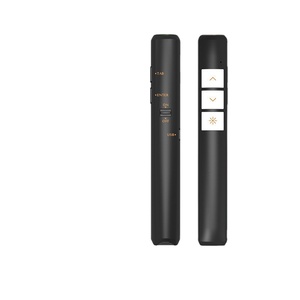 Hot Sale 2.4G Aufladen Power <span class=keywords><strong>Type</strong></span> Black Screen Wireless Presenter Laserpointer für PPT Turnig bei Meeting