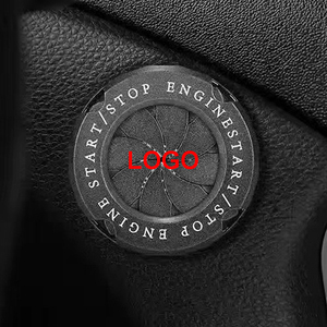 Logo personalizzato in lega auto marca interruttore di accensione tappi di protezione del motore Start Stop coperchio del pulsante per accessori di decorazione d'interni - Product Image 1
