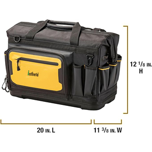 Birden fazla bölme ile dayanıklı inşaat alet çantası - Product Image 3
