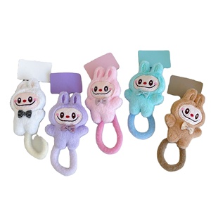 Trend sevimli karikatür peluş bebek cep telefonu kordon eğlenceli ins tarzı çanta kamera peluş kordon