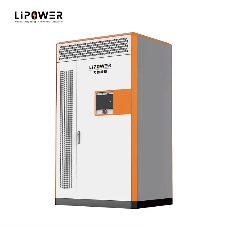 Gabinete de batería para exteriores Lipower 1MWh 5MWh 10MWh 20ft 40ft Contenedor BESS Sistema de almacenamiento de energía de batería solar