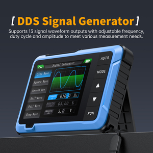 Fnirsi เครื่องออสซิลโลสโคปแบบพกพาขนาดเล็ก DSO510แบบ2-in-1เครื่องมือซ่อมอิเล็กทรอนิกส์พร้อมแบนด์วิธ48มิลลิเซคอน/วินาที10MHz