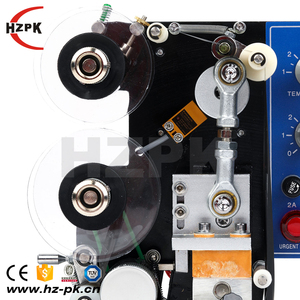 HZPK HP-241B Semi Automatic Cardboard Bag Hot Stamping Foil Cheap Plastic Bag Date Ribon Code <strong>Coding</strong> Printing Machine - Product Image 3
