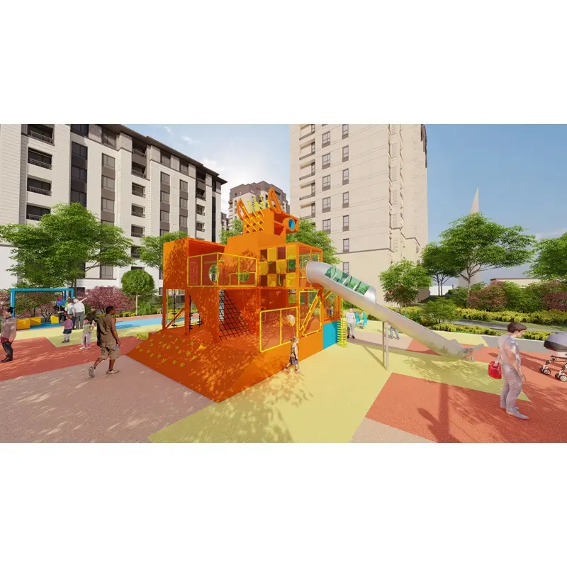 Guangzhou cina parco giochi fornitore usato attrezzature per parchi giochi all'aperto per bambini in vendita
