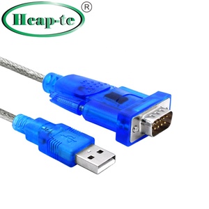 Adaptador convertidor de serie de controlador USB 2,0 tipo A macho A estándar, 9 pines, 9 pines, DB9, RS-232, RS232