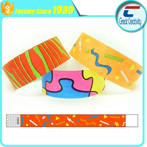 Einweg-Qr-Code-Rfid-Armband Einmaliges Papier Benutzer definierte NFC-Armbänder - Product Image 5