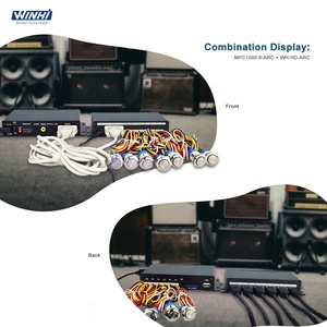 WH-HD-ARC HD-ARC Music Push Button Audio Media Player <strong>1</strong> in 5 Out LED Button ARC Speaker <strong>Switcher</strong>