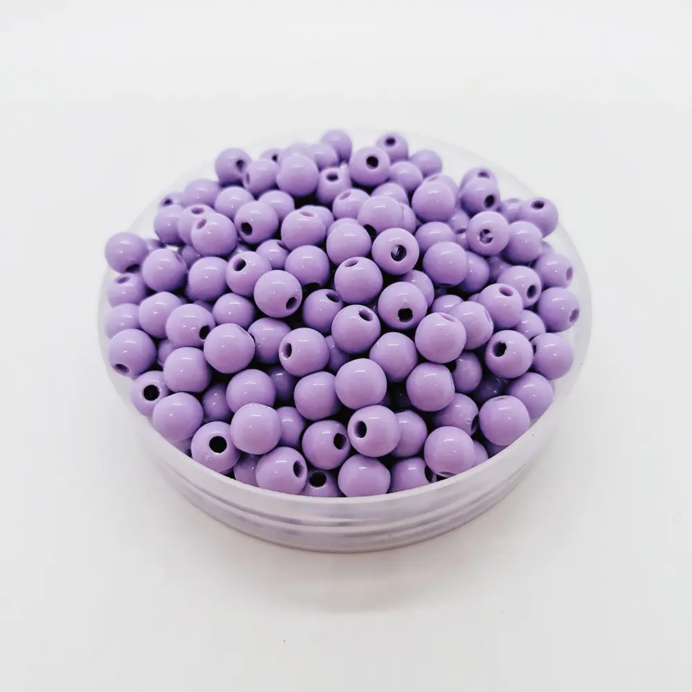 Wholesale 10mm 900pcs/bag Heishi Colorful Loose Bead Round Acrylic Beads For DIY Jewelry Bracelet Necklace Making