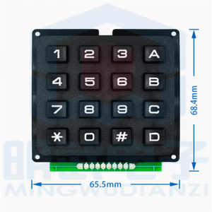 Microcontroller <strong>Keyboard</strong> Key matrix 4*3 12 Keys 4X4 16 Keys Industrial <strong>Keyboard</strong> Module Row Scanning - Product Image 3