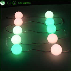 50mm 24V Smd5050 RGB WS2811 LED Pixel Modul Objektiv Weihnachts beleuchtung String High Brightness LED Module