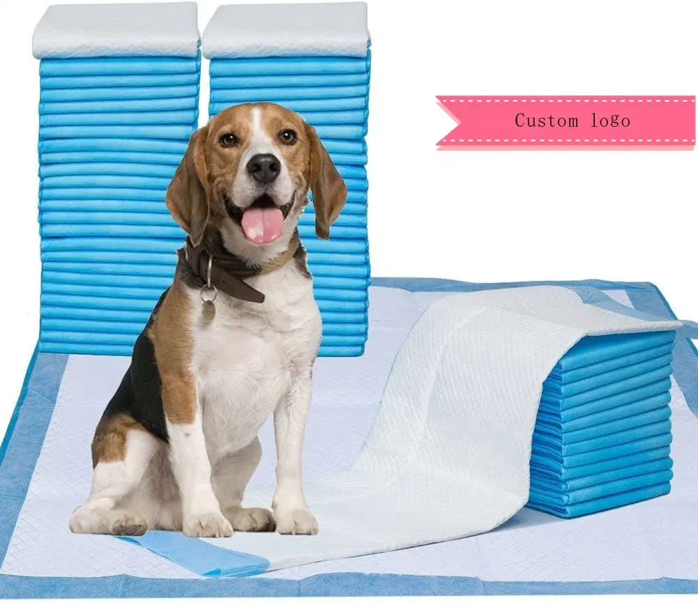 OEM impermeable al por mayor cachorro pañal de entrenamiento desechable mascota orina absorción de orina y orinal Wee pads para perro acolchado XL 60x90