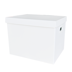 Chất lượng cao bán buôn cứng nhắc tùy chỉnh Lưu trữ Hộp giấy carton với nắp dung lượng lớn để lưu trữ tập tin di chuyển và lưu trữ - Product Image 2