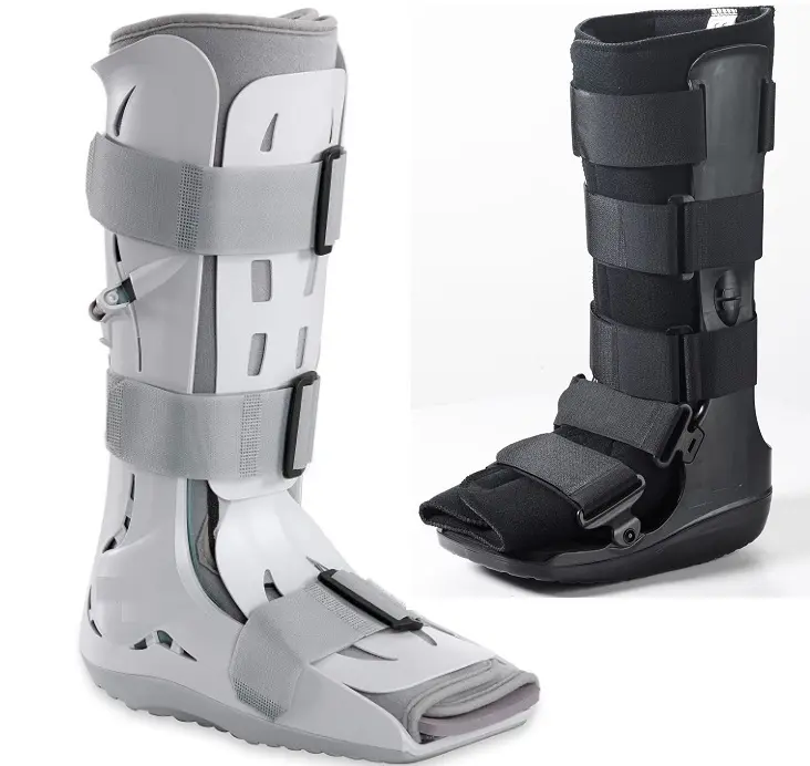 Ortopedico frattura Air Cam Walker Achille tendine stivali per la cura regolabili comode cinghie di rimbalzo Air Walker Boots