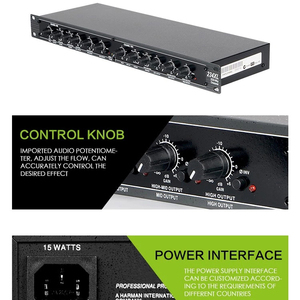GAX-234XL กล้อง Ip กลางแจ้งลำโพงไมโครโฟนควอไลเซอร์ Clarion พร้อมใบรับรอง CE - Product Image 3