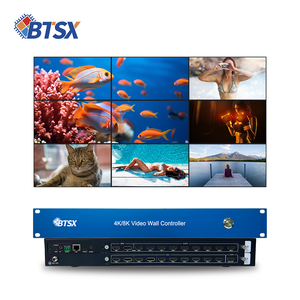 Procesador de vídeo de 8 canales con 9 salidas HDMI Matrix B sin costuras de salida HDMI de 9 puertos (8 entradas, compatible con 4K60), 2, 2, 1, 2, 3