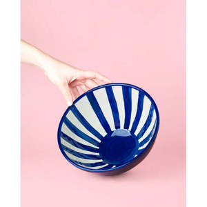 Costa Azul 1.5L Gốm Bát <span class=keywords><strong>Salad</strong></span> 21Cm Lớn Hình Bầu Dục Thiết Lập Đánh Bóng Đồ Đá Với Men Và Gốm Thanh Lịch Ăn Uống Phục Vụ Món Ăn - Product Image 4