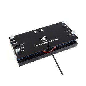 Raspberry Pi Pico RGB Vollfarb-Multifunktions-Digitaluhr 64x32 Dot Matrix Display Elektronische Uhr für Raspberry Pi